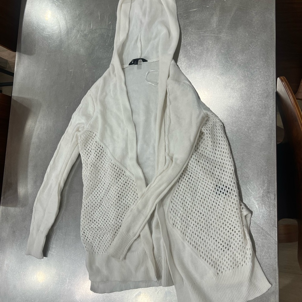 Simply Vera Vera Wang white sweater cardigan
